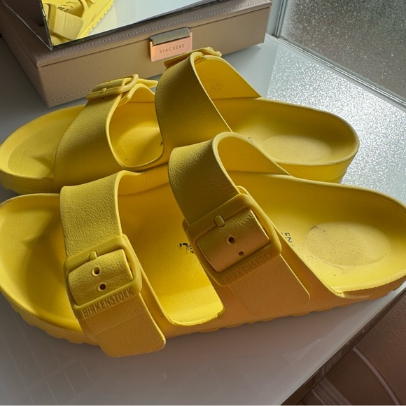 Birkenstock Bright Yellow Sandals - Picture 2 of 3